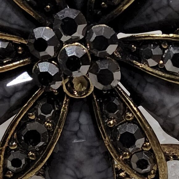 SDLZ Bracelet Statement Lattice Cuff Flower - Picture 5 of 5